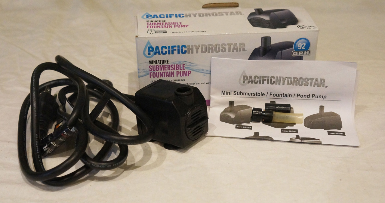 PACIFIC HYDROSTAR MINIATURE SUBMERSIBLE FOUNTAIN PUMP 68389 eBay