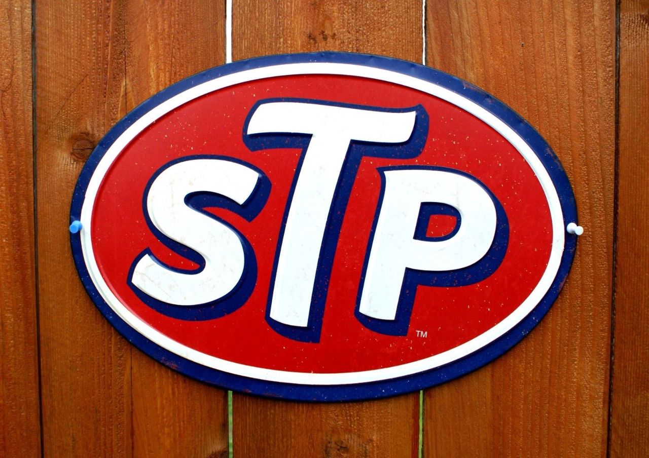 Large Stp Motor Oil Metal Tin Sign Stone Temple Pilots Auto Mechanic Large Stp Motor Oil Metal Tin Sign Stone Temple Pilots Auto Mechanic Garage C97