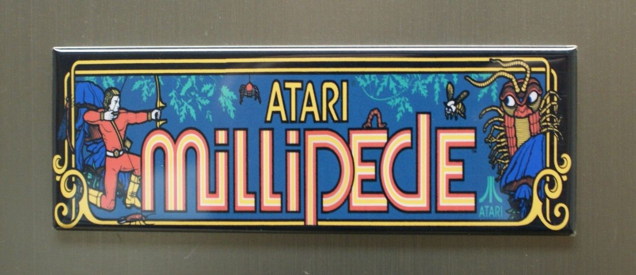 Atari Millipede Refrigerator Fridge Arcade Marquee Video Game