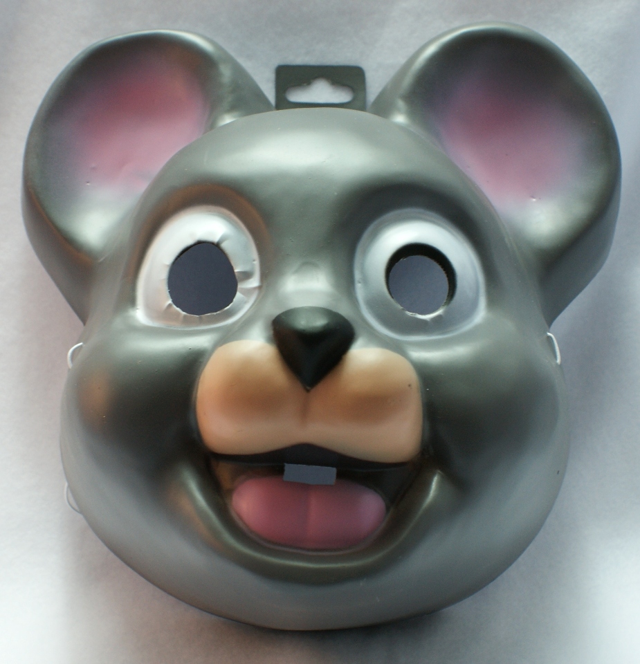 Giant Mouse Head Halloween Mask Gray Mice The Wild Robot!