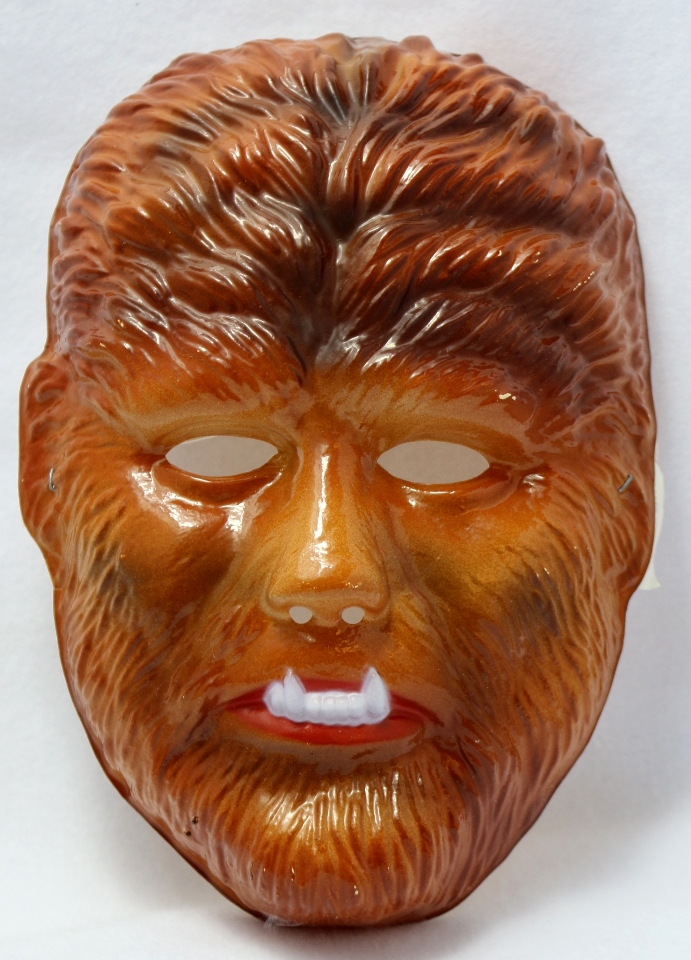 Vintage Universal Monsters The Wolfman Halloween Mask Rubies Werewolf