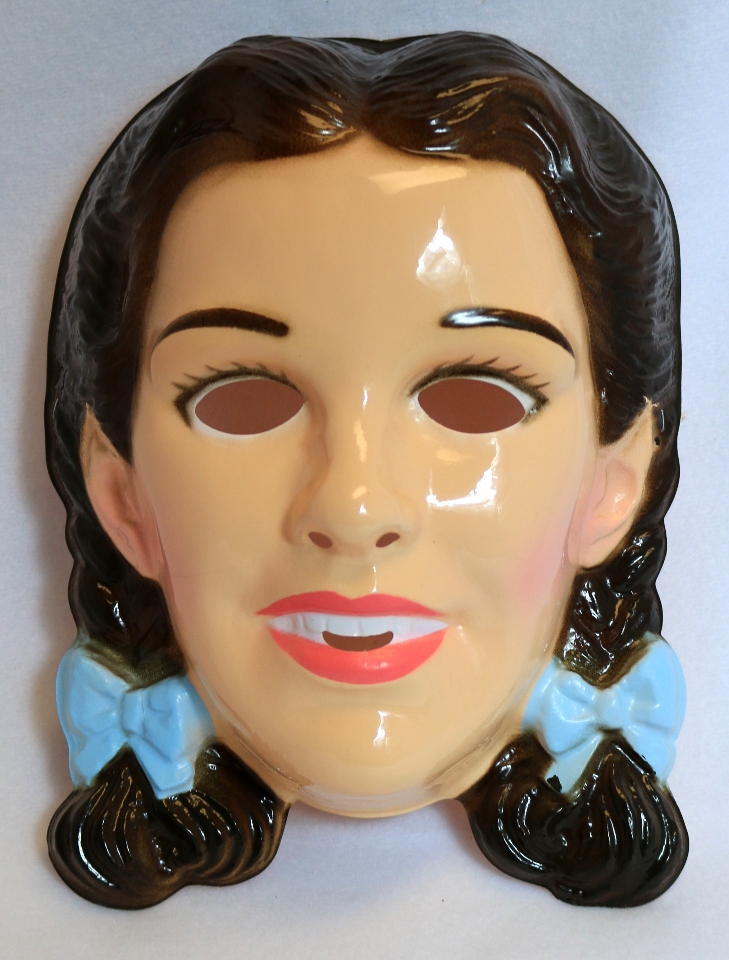 Vintage Wizard of Oz Dorothy Halloween Mask Judy Garland Movie ...