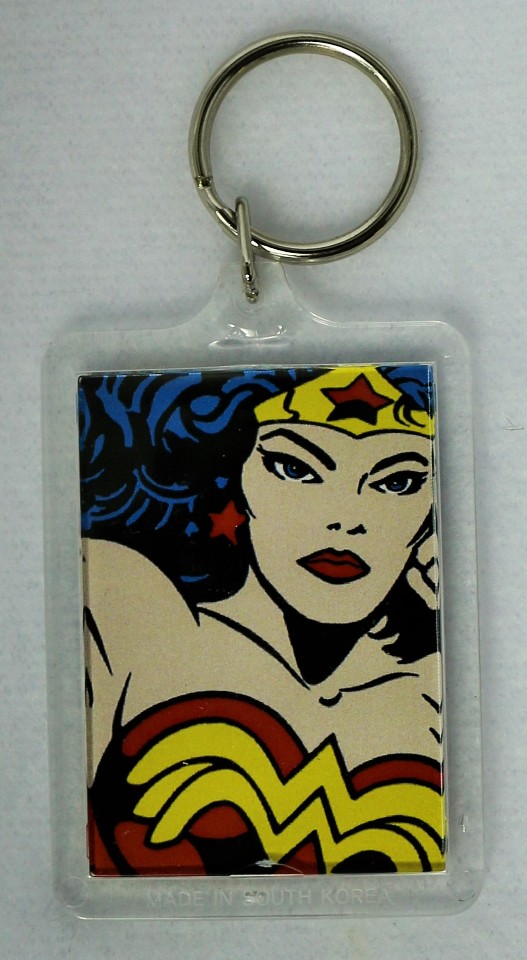 Wonder Woman KEY CHAIN DC Comics Justice League Pop Art Comic Book