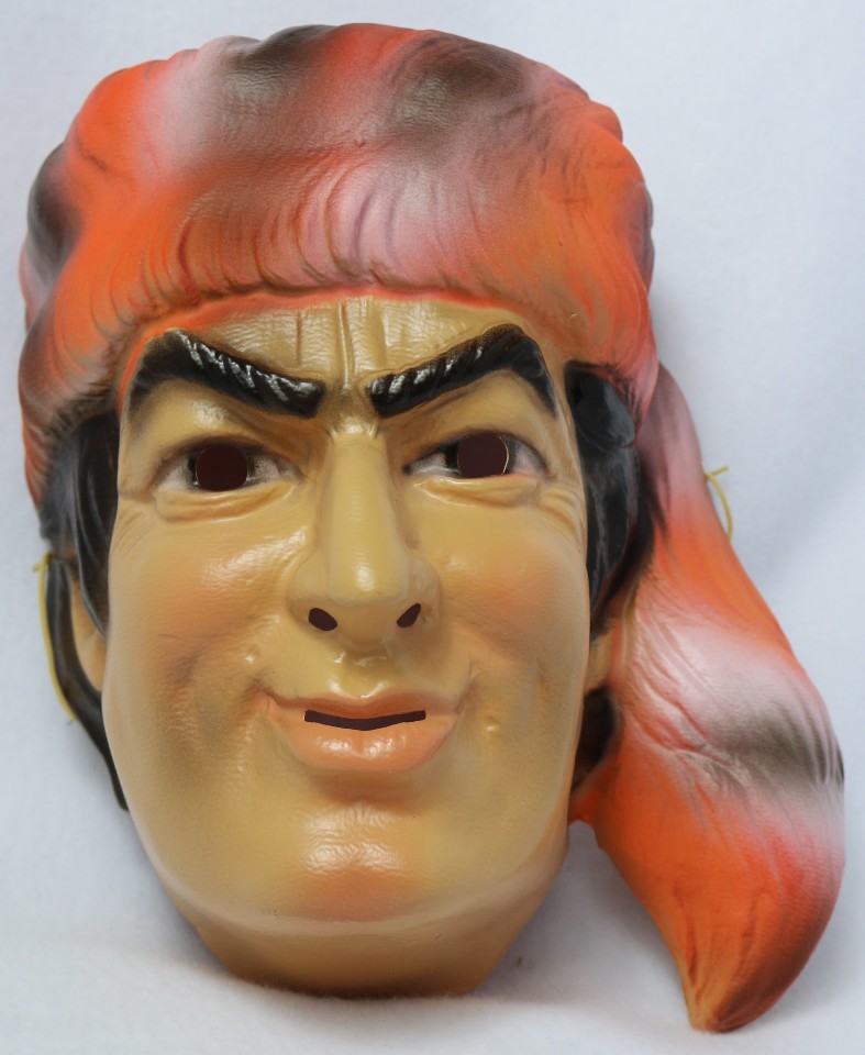 Vintage Walt Disney Davy Crockett Halloween Mask CeSar Costumes eBay