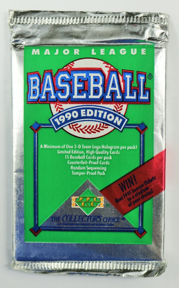 Vintage 1990 Upper Deck Baseball Trading Cards MLB 90 Major League 