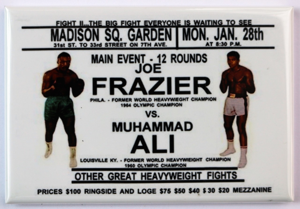 Joe Frazier Vs Muhammad Ali Madison Square Garden FRIDGE MAGNET Boxing