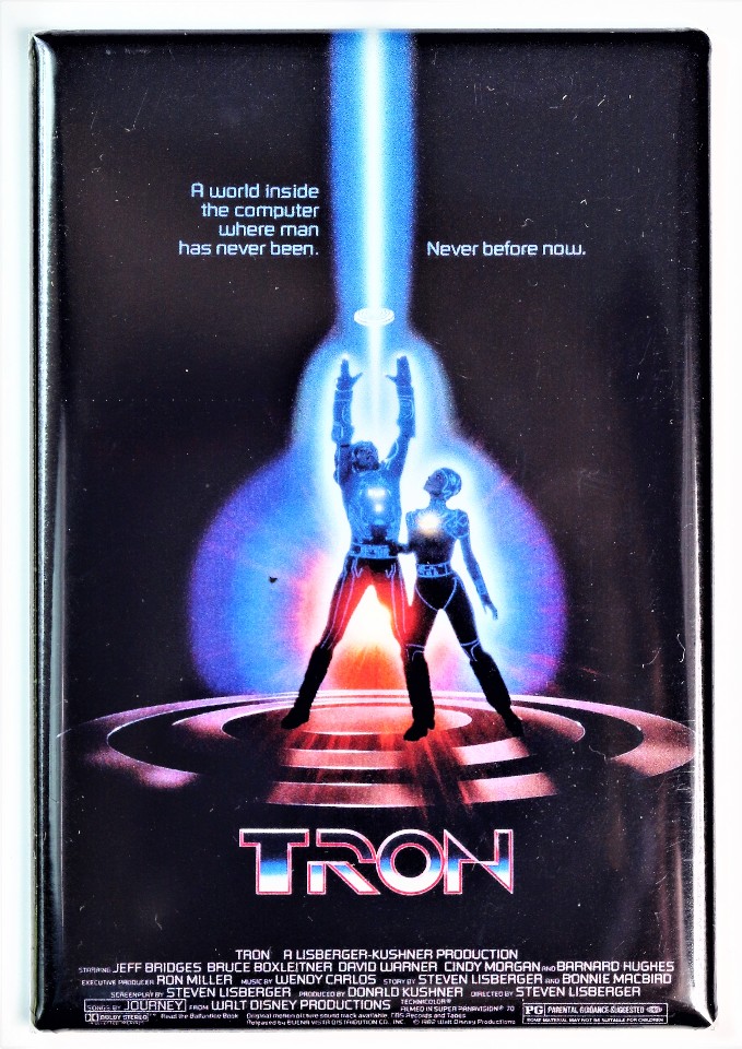 Tron Movie Poster FRIDGE Jeff Bridges Sci Fi Refrigerator The