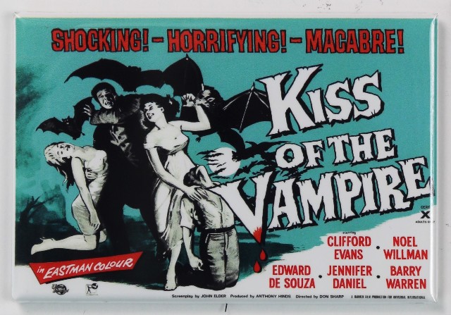 Kiss of the Vampire Movie Poster FRIDGE MAGNET 1950's Horror Universal