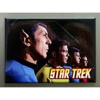 Star Trek Original Cast profile Refrigerator FRIDGE MAGNET Spock Kirk McCoy Q20
