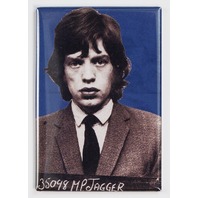 Mick Jagger Mugshot FRIDGE MAGNET Rolling Stones Rock Music