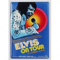 Elvis On Tour Concert Movie Poster FRIDGE MAGNET Elvis Presley Gig Poster