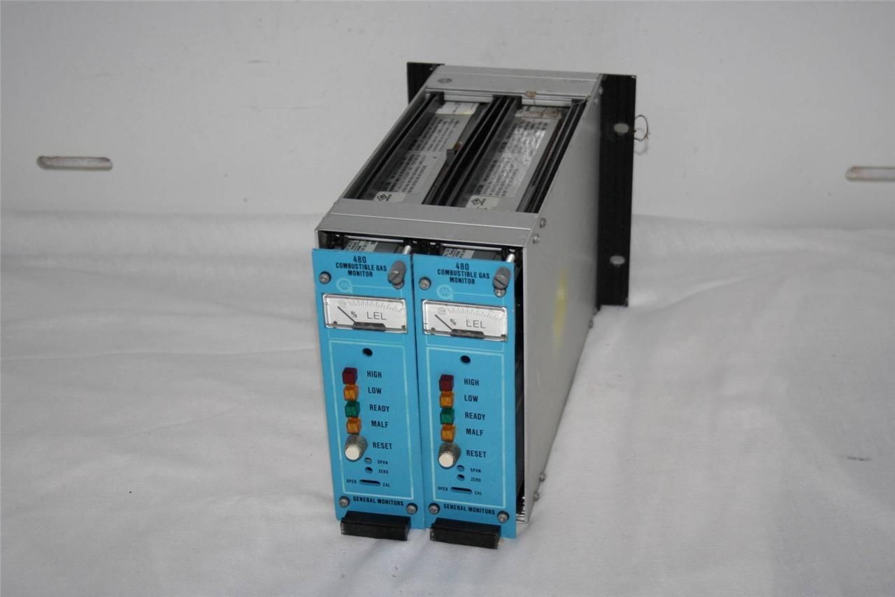 GENERAL MONITORS 480 COMBUSTIBLE GAS DETECTION MONITOR SET Premier