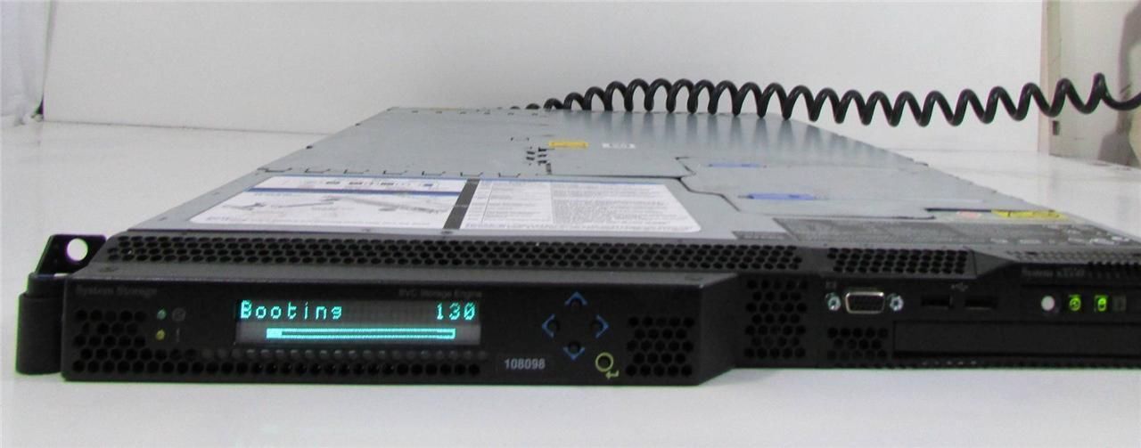 IBM 21458G4 SYSTEM x3550 SYSTEM STORAGE SVC STORAGE ENGINE Premier