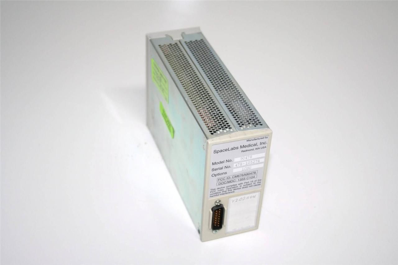 * SPACELABS MEDICAL 90478 TELEMETRY MODULE Premier Equipment Solutions
