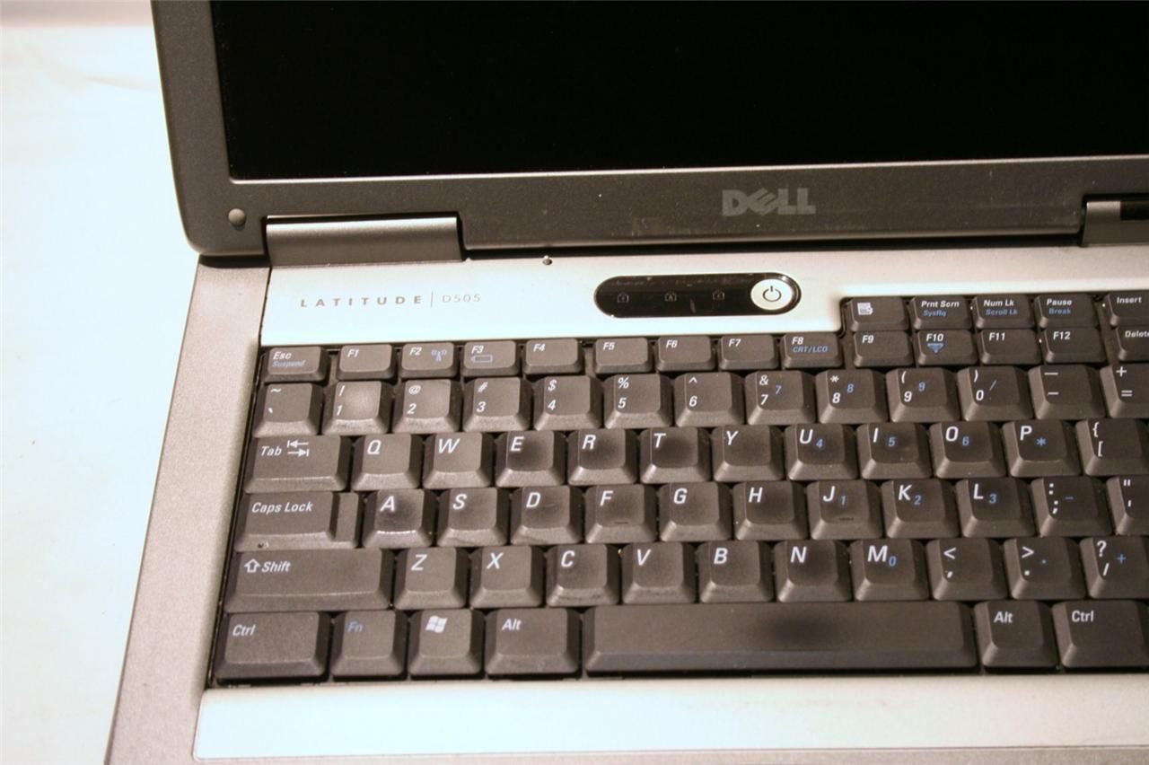 Dell Latitude D505 Notebook PP10L Laptop Windows XP Professional P/N