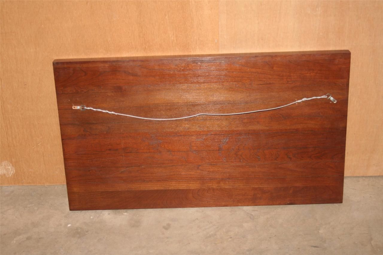 ~ VINTAGE JAMESTOWN STERLING FURNITURE COMPANY SIGN MAHOGANY SOLID WOOD