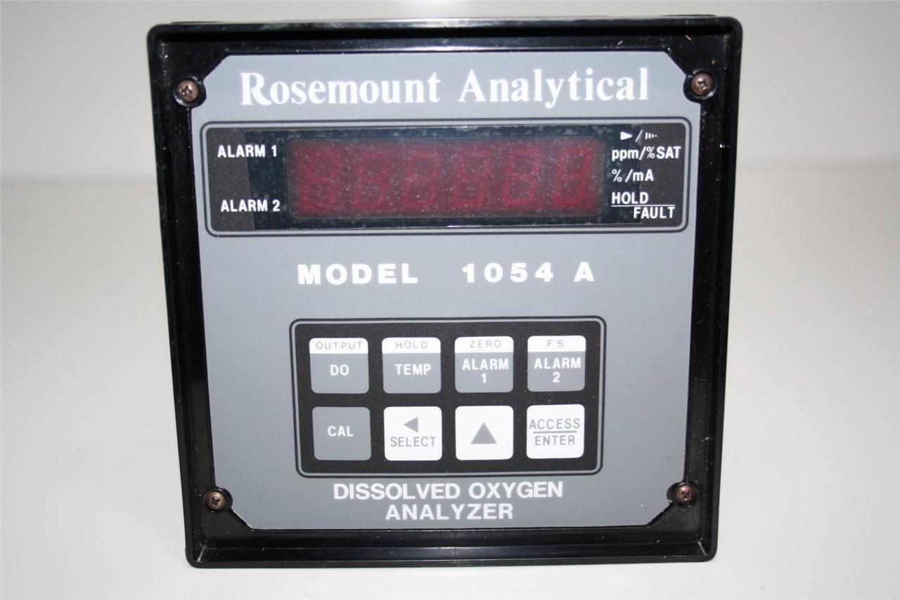ROSEMOUNT 1054 A 1054ADO DISSOLVED OXYGEN ANALYZER 230VAC 4W Premier