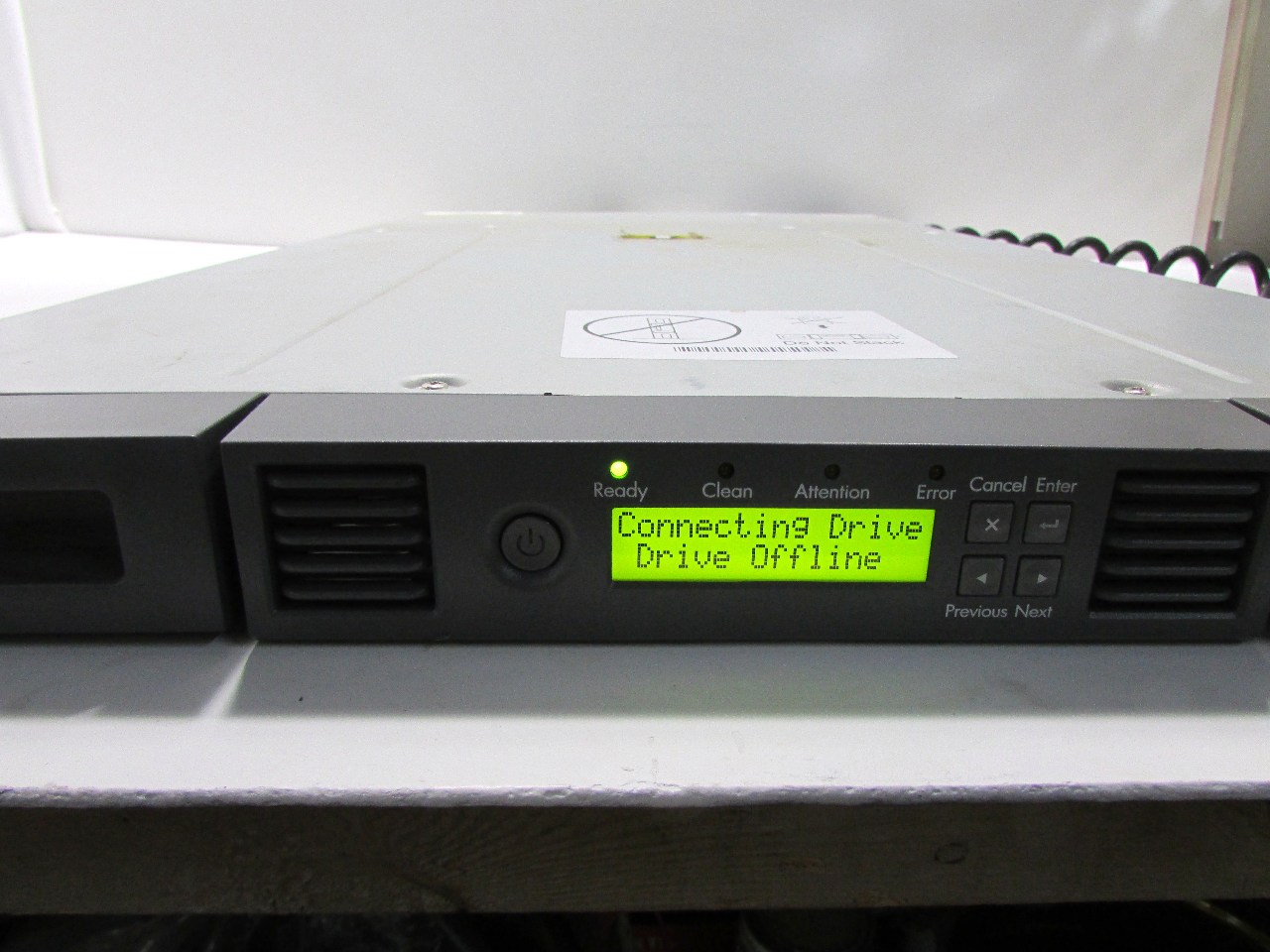 HP StorageWorks 1/8 G2 Tape Autoloader LVLDC0501 LTO 2 Drive eBay