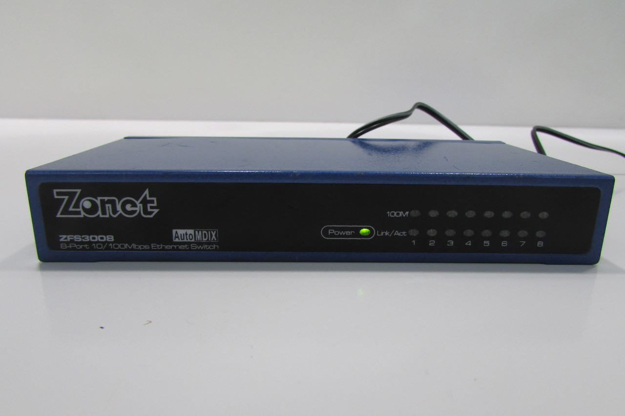 ZFS3008 AUTO MDIX 8PORT 10/100MBPS SWITCH eBay