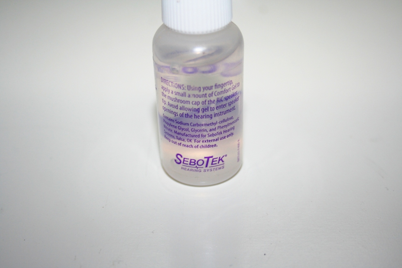 ` NEW COMFORT GEL by SeboTek .5oz HEARING AID EARPIECE LUBRICANT