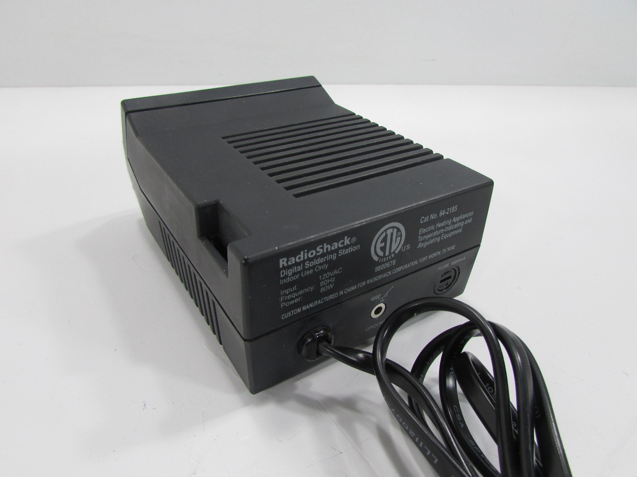 RADIO SHACK DIGITAL SOLDERING STATION 642185 Premier Equipment Solutions