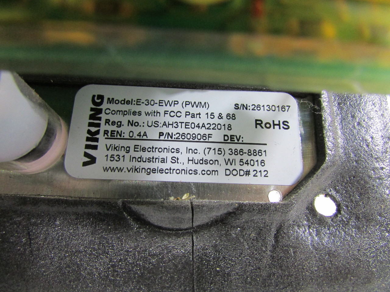 VIKING CALL BOX E30EWP (PWM) Premier Equipment Solutions