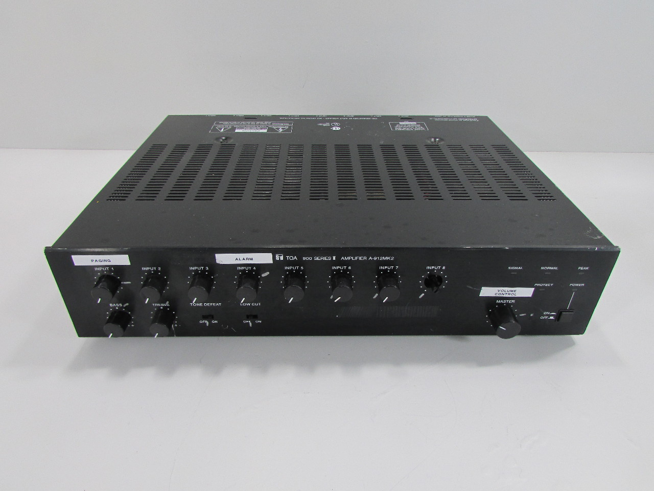 TOA 900 SERIES II AMPLIFIER A912MK2 Premier Equipment Solutions