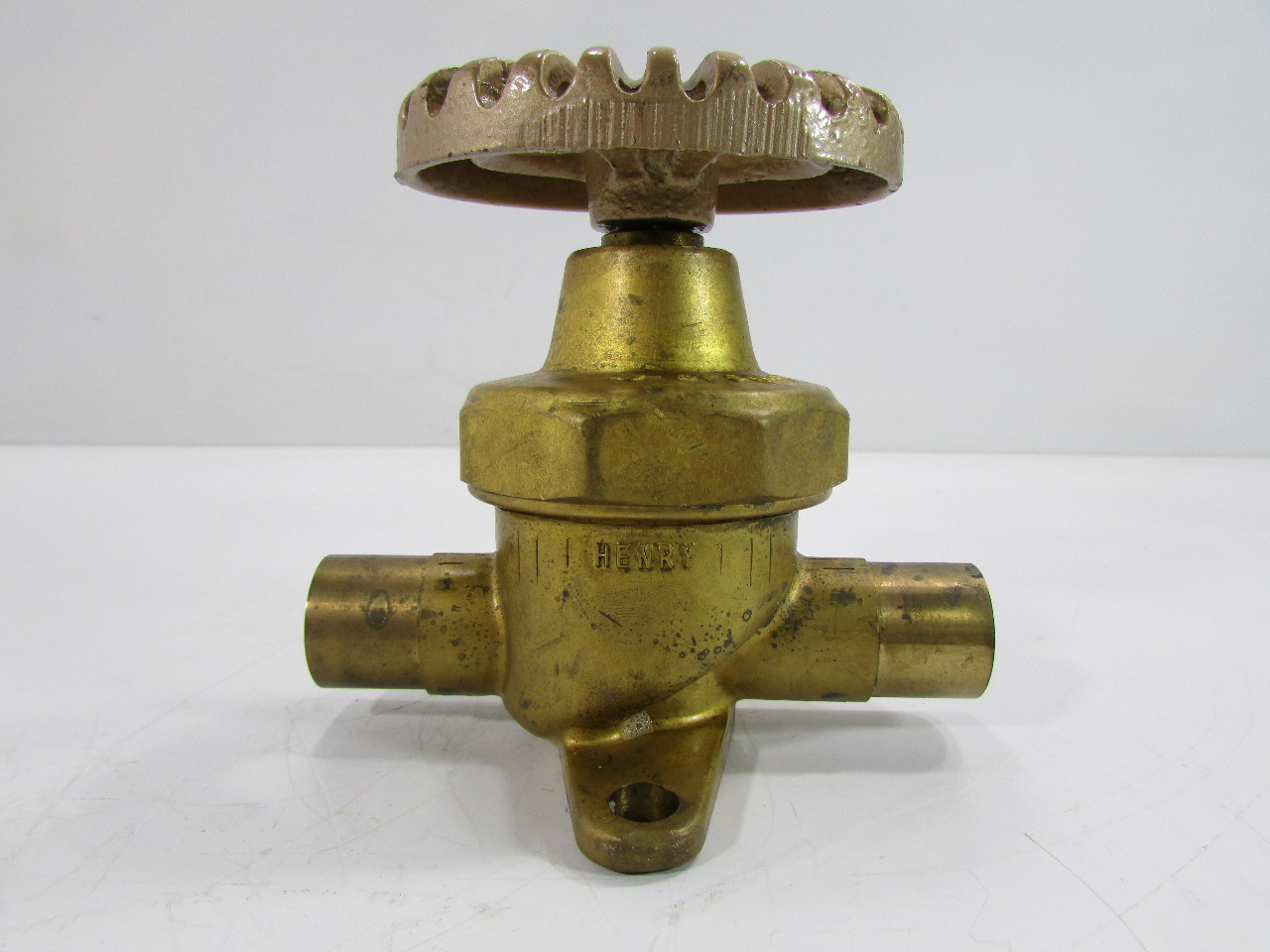 " NEW HENRY GOLDEN BANTAM PACKLESS GLOBE REFRIGERATION SHUT OFF VALVE