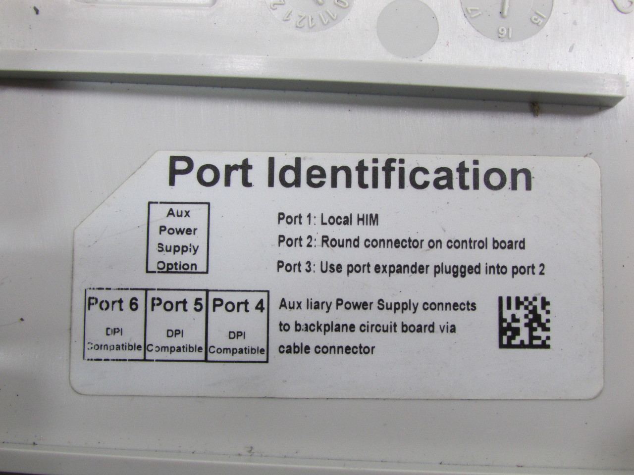 POWER FLEX 753 PORT IDENTIFICATION COVER eBay
