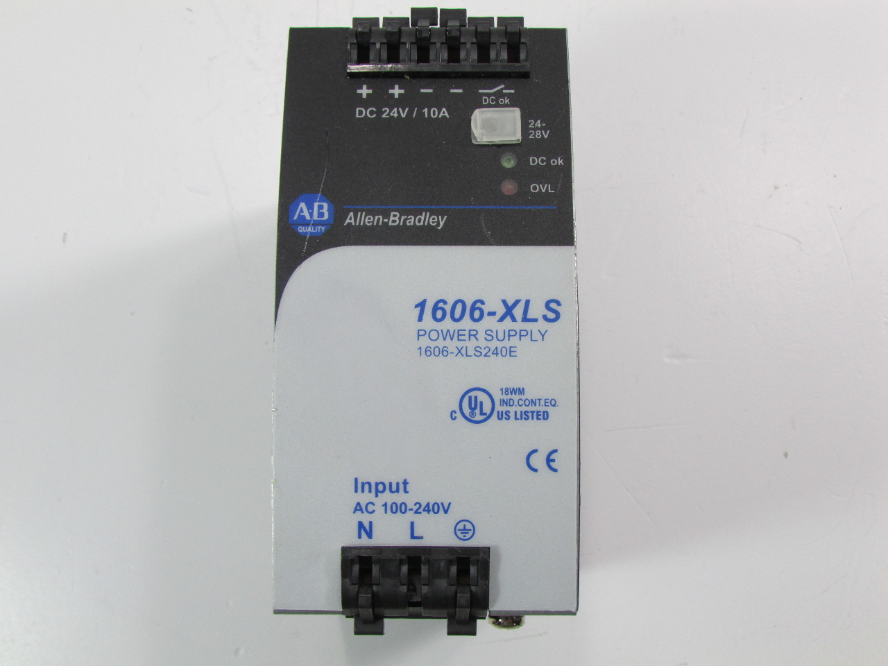 ALLEN BRADLEY POWER SUPPLY 1606XLS240E SERIES A 110240VAC 110300 VDC