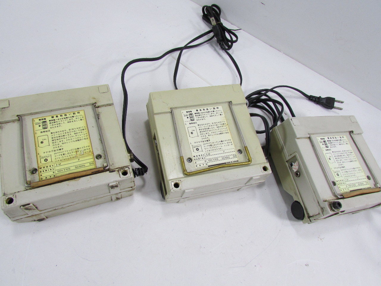LOT OF 3 - TOKYO SEIMITSU MINICOM ELECTRONIC GAGE E-M