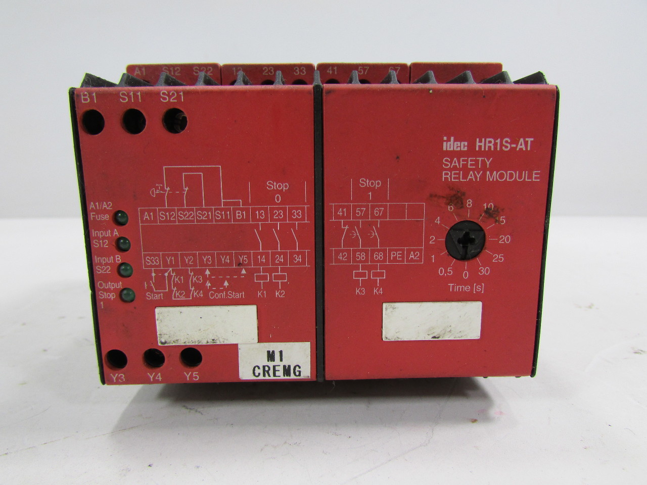 IDEC SAFETY RELAY MODULE HR1SAT5110 24V Premier Equipment Solutions