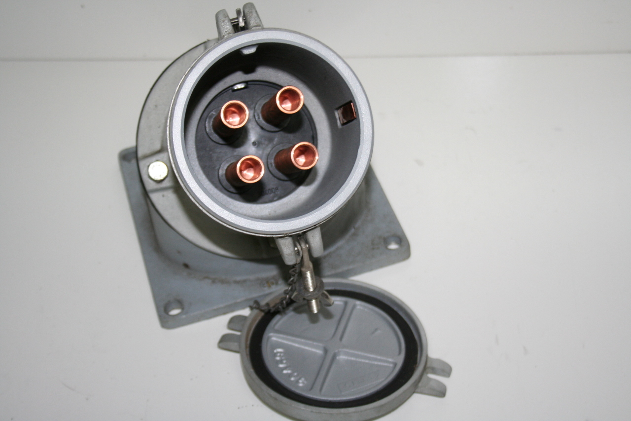 * APPLETON AR20044RS POWERTITE RECEPTACLE 200AMP 600VAC 4POLE 3PHASE eBay