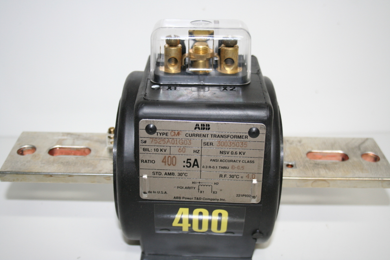 * NEW ABB CMF CURRENT TRANSFORMER 4005A NSV 0.6KV 10KV BIL 60Hz