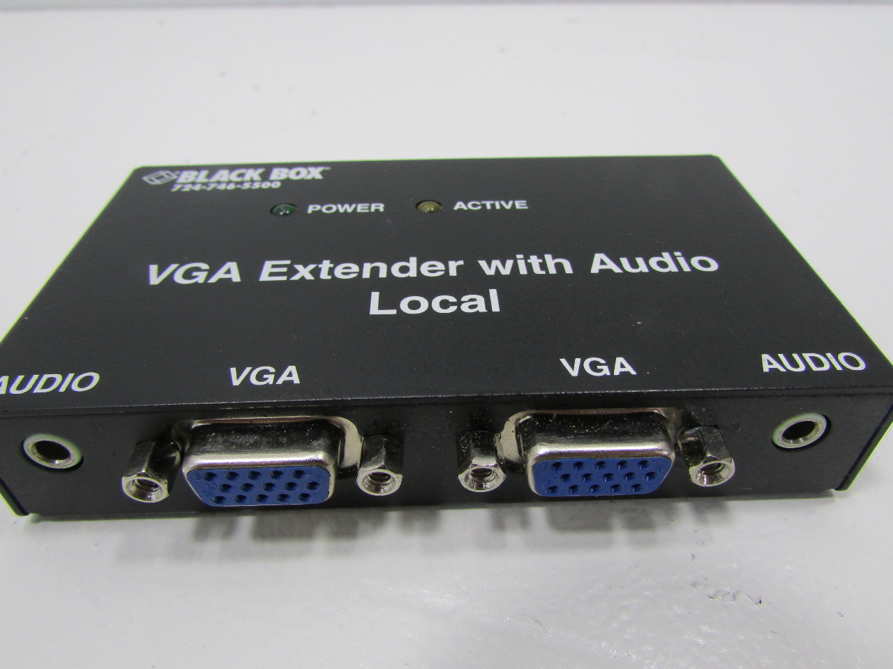 BLACK BOX VGA EXTENDER WITH AUDIO LOCAL 7247465500 eBay