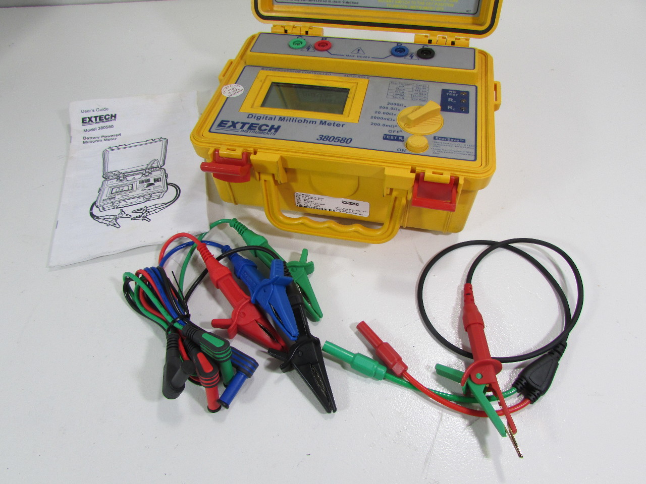 EXTECH 380580 DIGITAL MILLIOHM METER Premier Equipment Solutions, Inc.