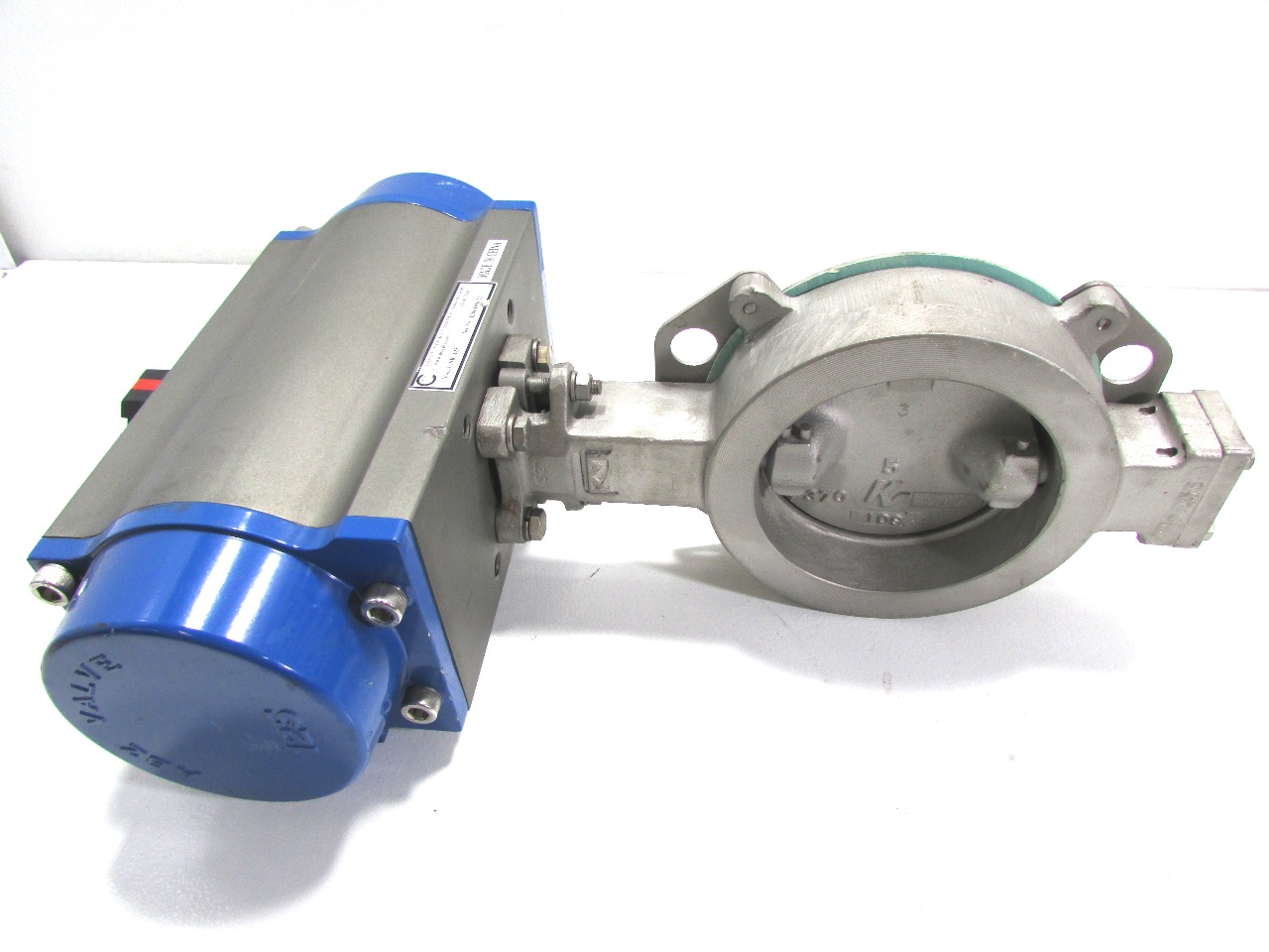 * ABZ 5" KEYSTONE CAST IRON BUTTERFLY KLOK VALVE W/ ACTUATOR SR 125