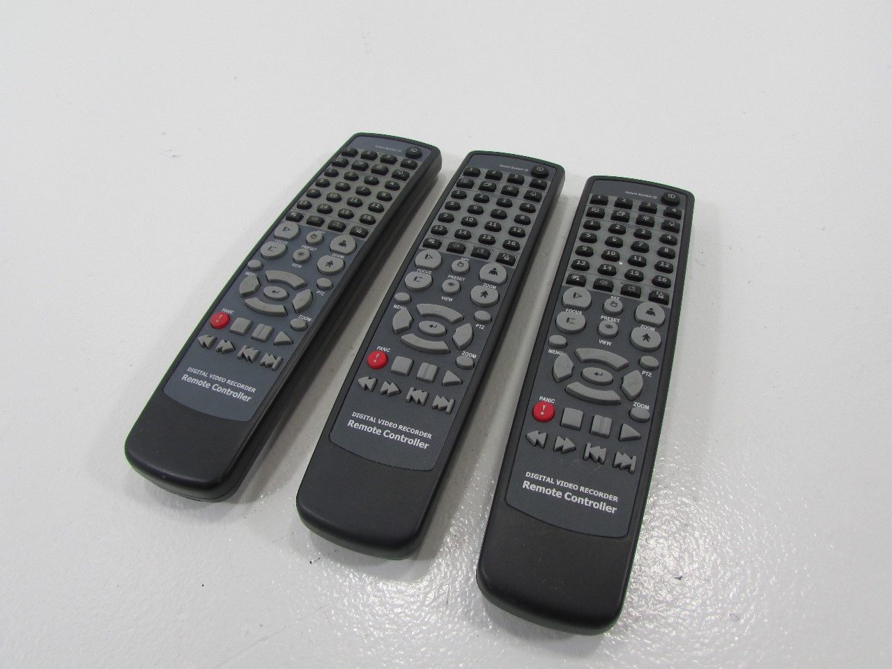 LOT OF 3 DIGITAL VIDEO RECORDER REMOTE CONTROLLER | Premier Equipment ...
