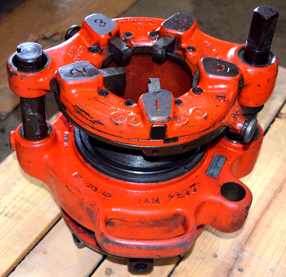 * RIDGID 141 GEARED PIPE THREADER 2 1/2" TO 4" PIPE JAM PROOF eBay
