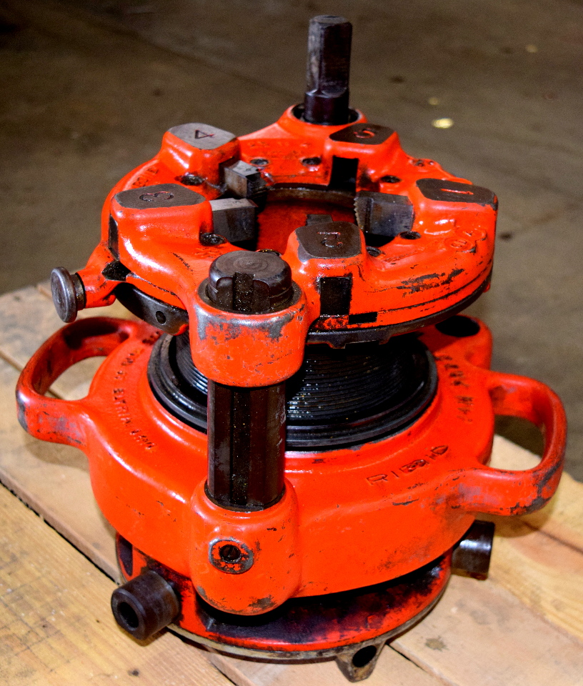 * RIDGID 141 GEARED PIPE THREADER 2 1/2" TO 4" PIPE JAM PROOF eBay