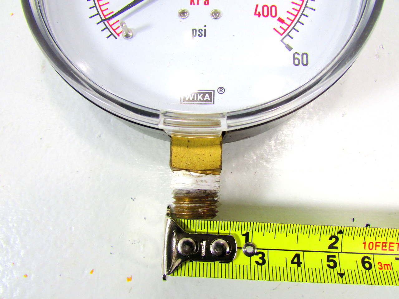 * WIKA 060 PSI PRESSURE GAUGE *XLNT*