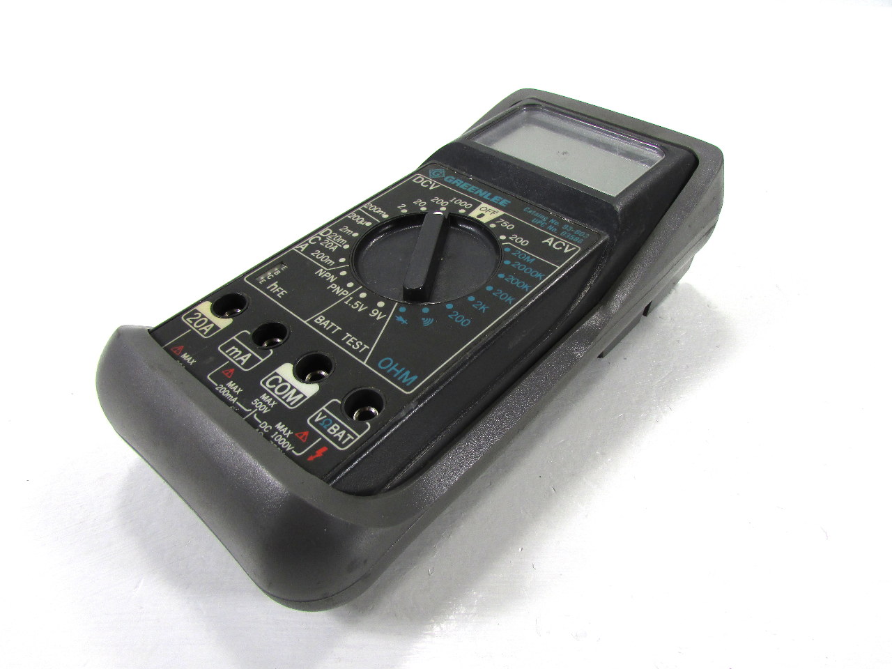 GREENLEE 93603 DIGITAL MULTIMETER Premier Equipment Solutions, Inc.