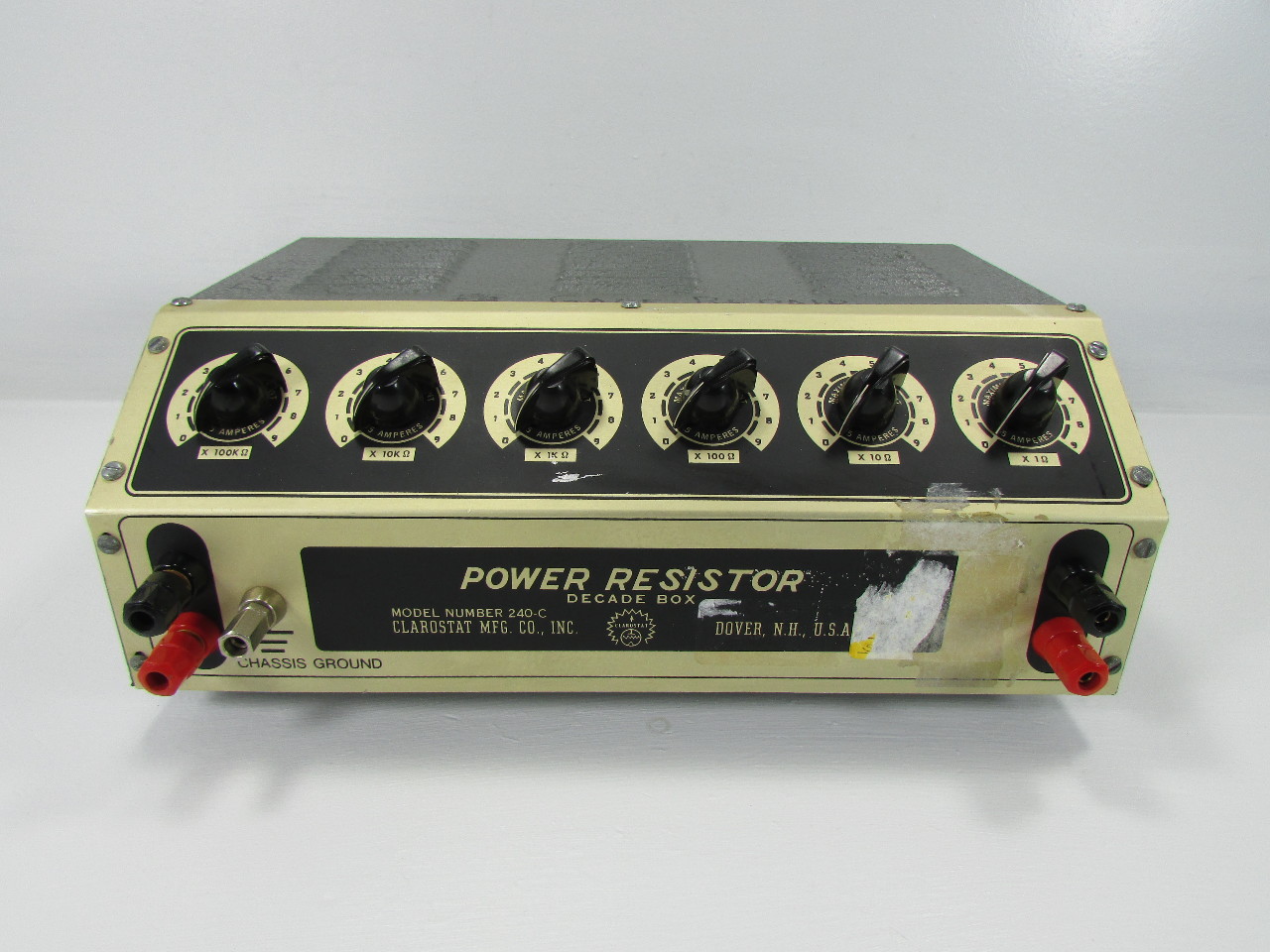 CLAROSTAT 240C POWER RESISTOR DECADE BOX Premier Equipment Solutions