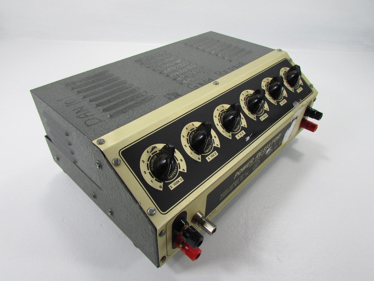 CLAROSTAT 240C POWER RESISTOR DECADE BOX Premier Equipment Solutions