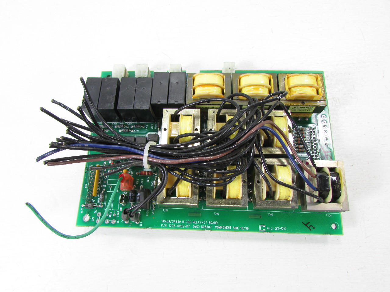 GE MULTILIN SR469 / SR489 R300 P/N 12280002D7 RELAY CIRCUIT BOARD
