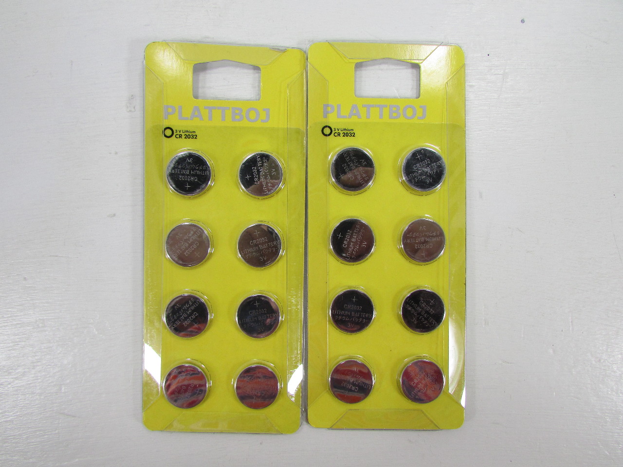 NEW LOT OF (229) IKEA PLATTBOJ CR 2032 LITHIUM BATTERIES 3V | eBay