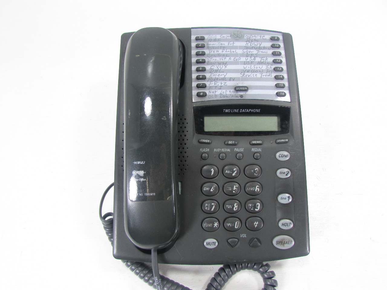 GE 29438GE2C 2 LINE DATAPHONE PHONE Premier Equipment Solutions, Inc.