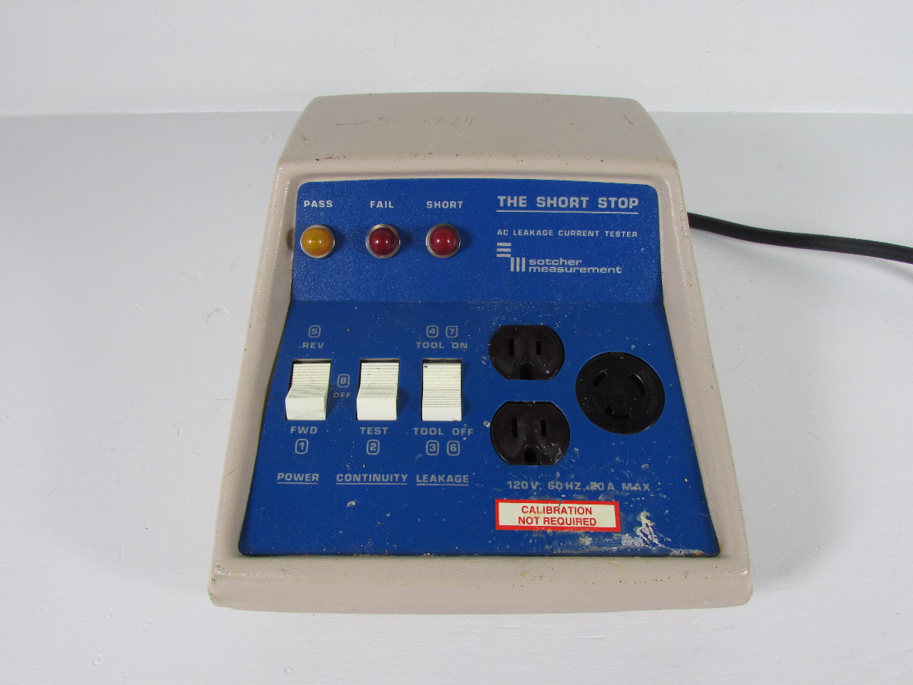 THE SHORT STOP 311 SOTCHER AC LEAKAGE CURRENT TESTER 120V 60H eBay