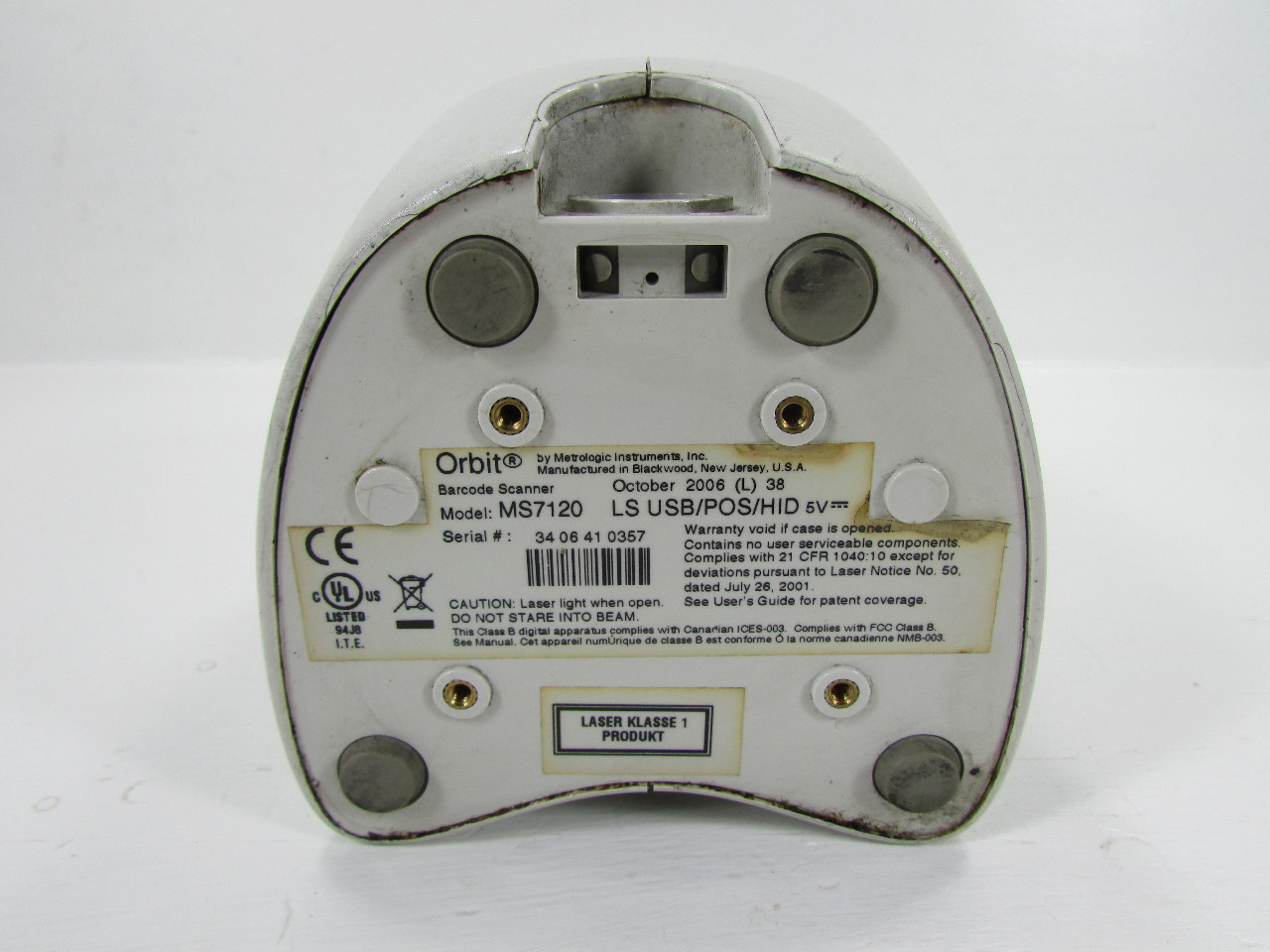 METROLOGIC ORBIT MS7120 BARCODE SCANNER