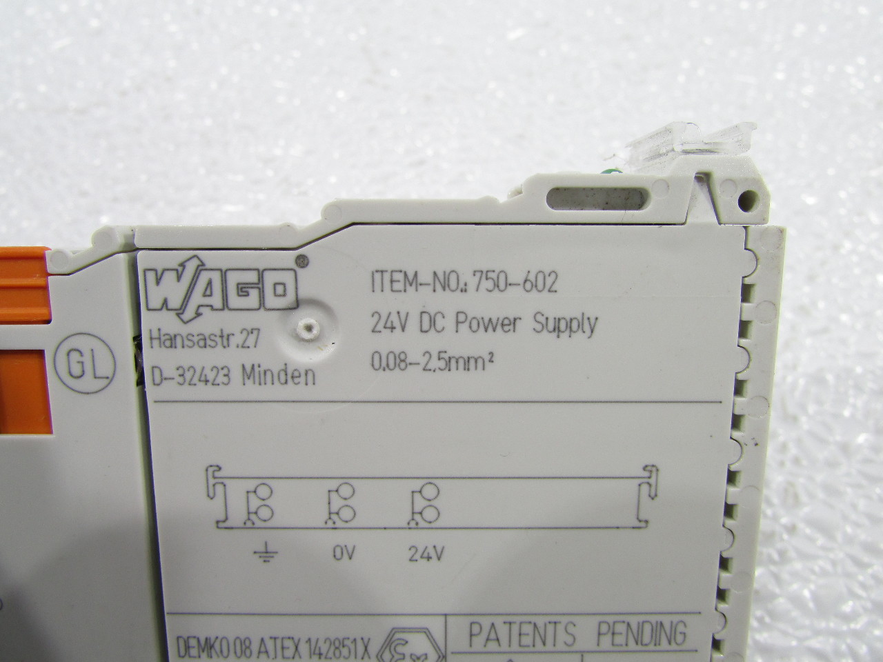WAGO 750602 POWER SUPPLY MODULE 24VDC eBay